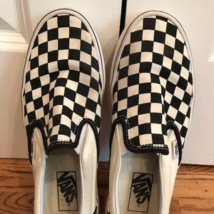 Vans Black/White check shoe